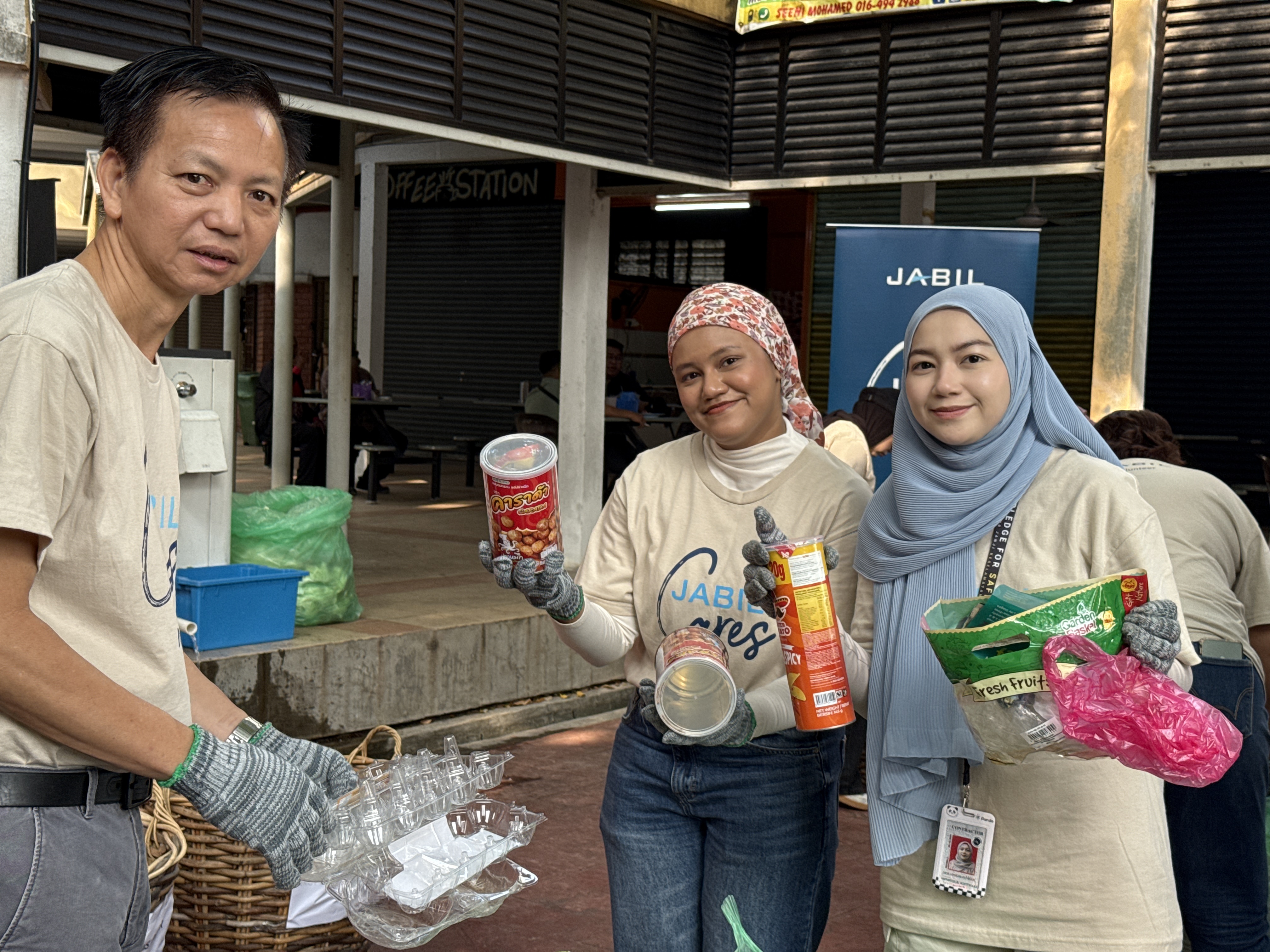 Penang, Malaysia-Waste sorting